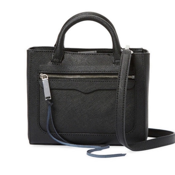 Rebecca Minkoff crossbody black leather classic - Picture 1 of 5
